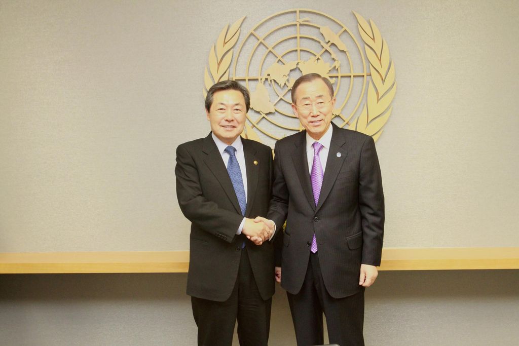 Minister Maeng meets with UN Secretary-General