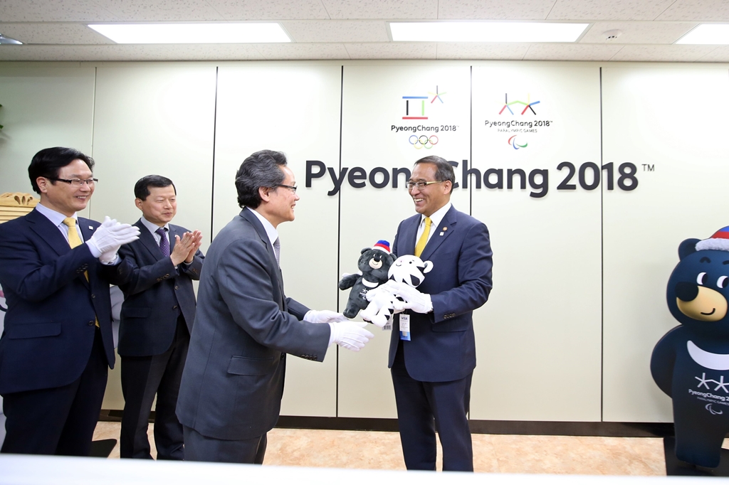 홍윤식 장관, '평창 동계올림픽 중앙·지방 협력지원단' 개소식 참석