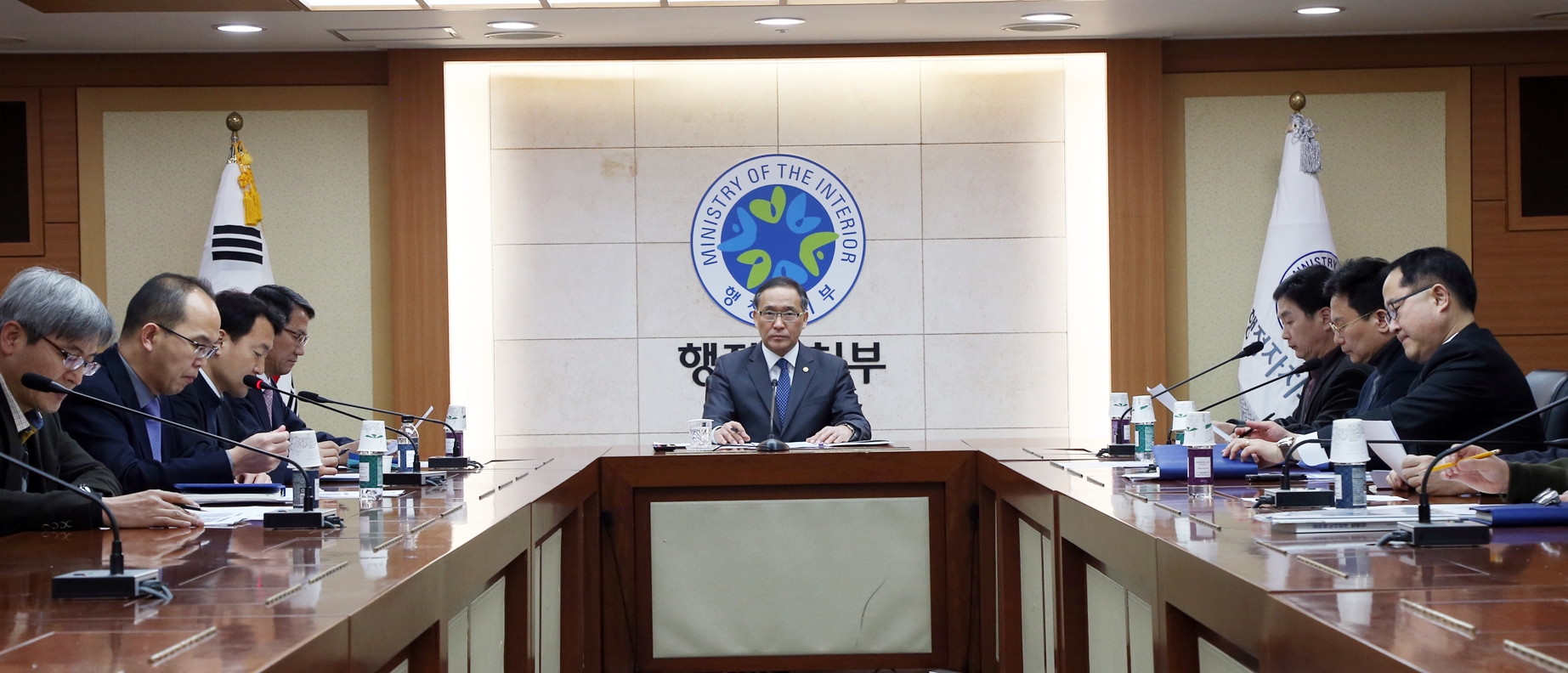 홍윤식 장관, 제4차 민중총궐기 집회 상황 점검