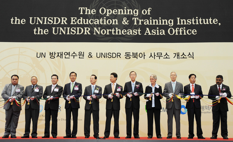 The Opening of the UNISDR Education & Training Institute,the UNISDR Northeast Asia Office
