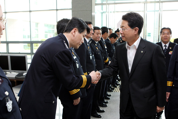 이달곤 장관, 광주지방경찰청 방문