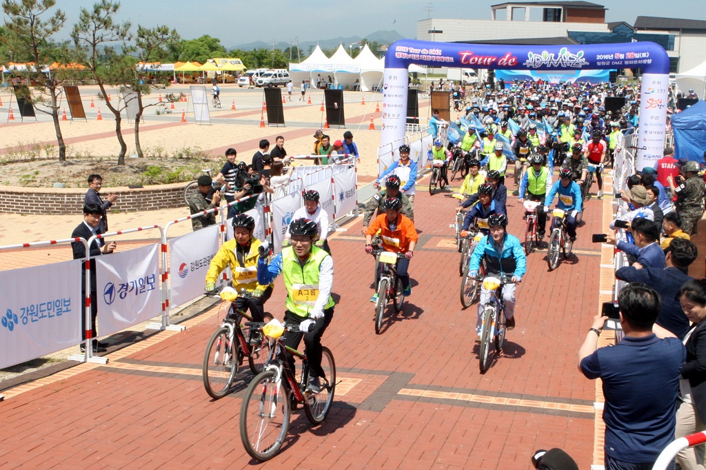 김성렬 행자부 차관, DMZ 자전거퍼레이드 참석 및 접경지역 파출소 방문