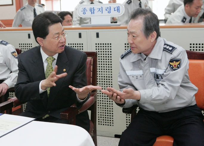 이달곤 장관, 서울지방경찰청 초도 방문 및 특강