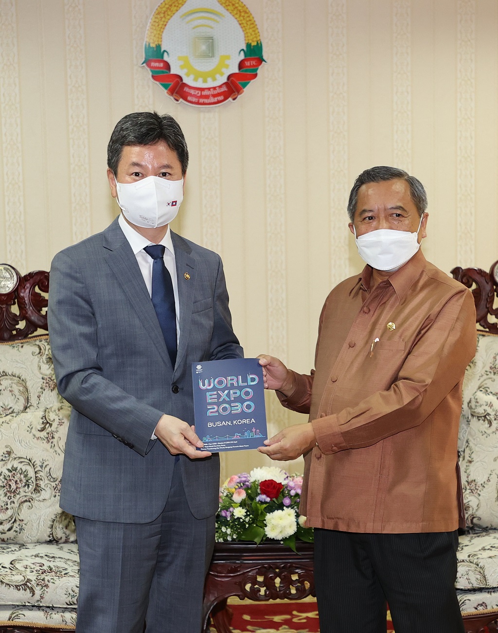 Vice Minitser Han asked Minister Boviengkham Vongdara for support for Korea’s bid to 2030 Busan Expo at the bilateral meeting on 2nd September.