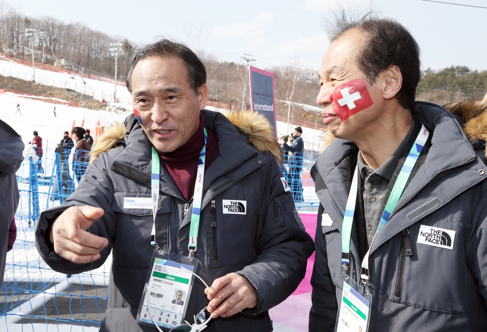 홍윤식 장관, 강원도 평창 FIS 스키-스노보드 월드컵대회 경기장 방문