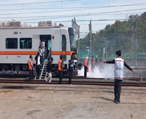 테러에 의한 도시철도 피해복구 훈련