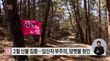 설 연휴 교통사고와 산불 조심하세요!